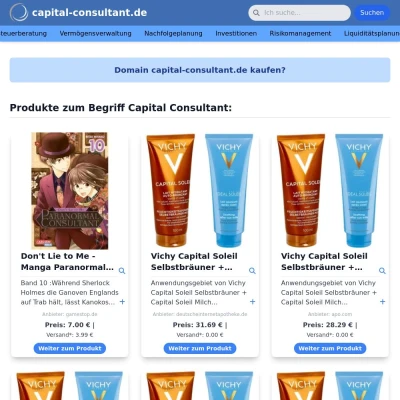 Screenshot capital-consultant.de