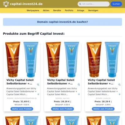 Screenshot capital-invest24.de