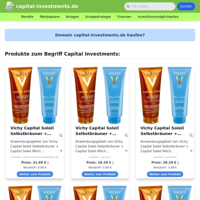 Screenshot capital-investments.de