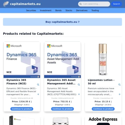 Screenshot capitalmarkets.eu