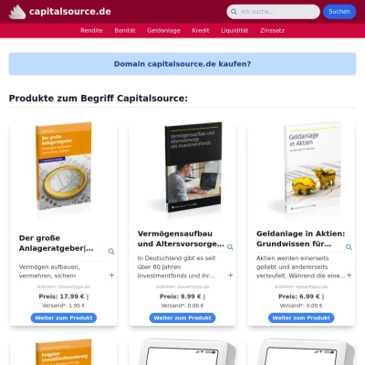 Screenshot capitalsource.de