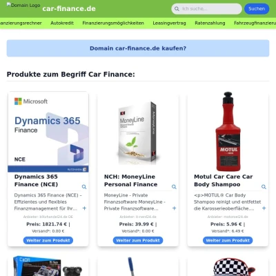 Screenshot car-finance.de