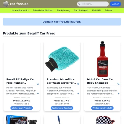 Screenshot car-free.de