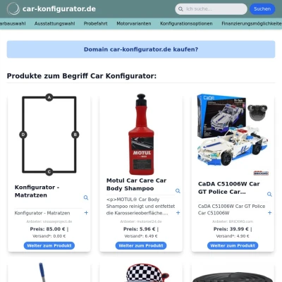 Screenshot car-konfigurator.de