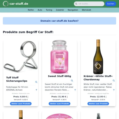 Screenshot car-stuff.de