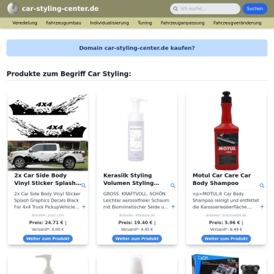 Screenshot car-styling-center.de