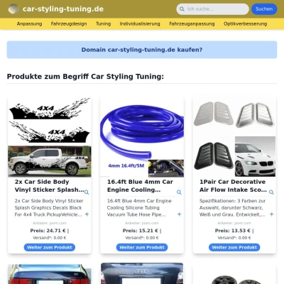Screenshot car-styling-tuning.de
