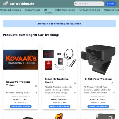 Screenshot car-tracking.de