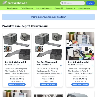 Screenshot caravanbau.de