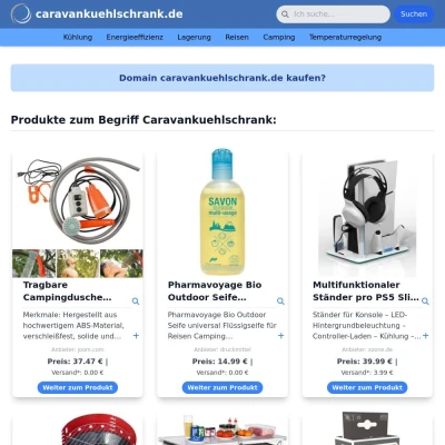 Screenshot caravankuehlschrank.de