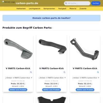 Screenshot carbon-parts.de