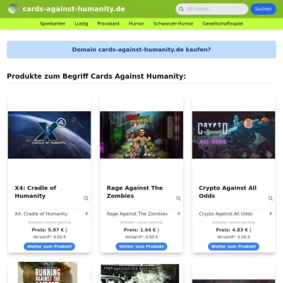 Screenshot cards-against-humanity.de