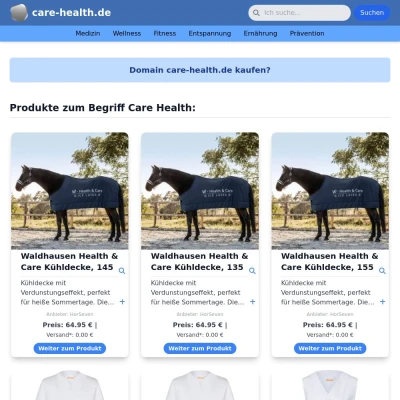 Screenshot care-health.de