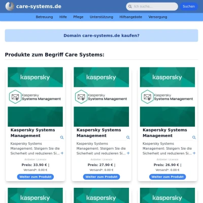 Screenshot care-systems.de