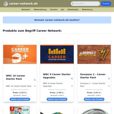 Screenshot career-network.de