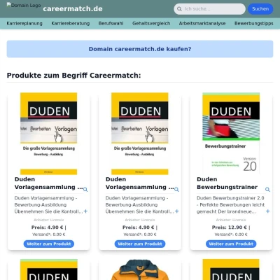 Screenshot careermatch.de