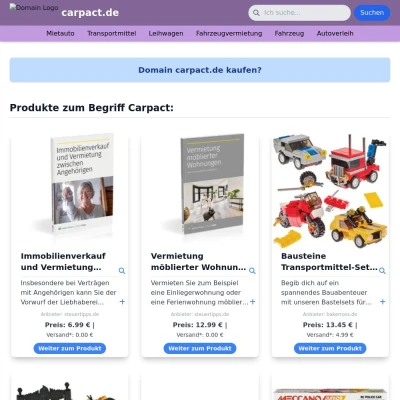 Screenshot carpact.de