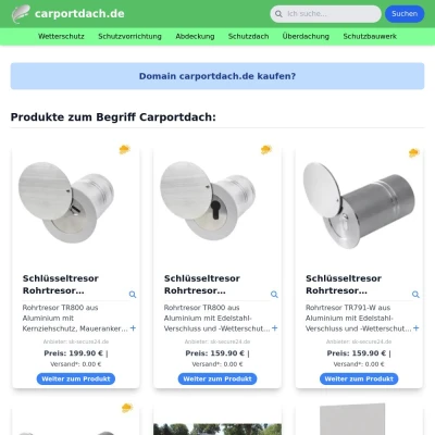 Screenshot carportdach.de
