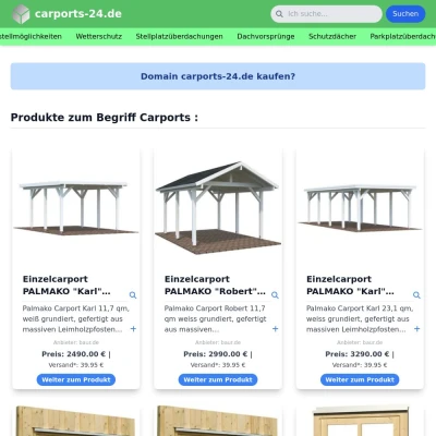 Screenshot carports-24.de