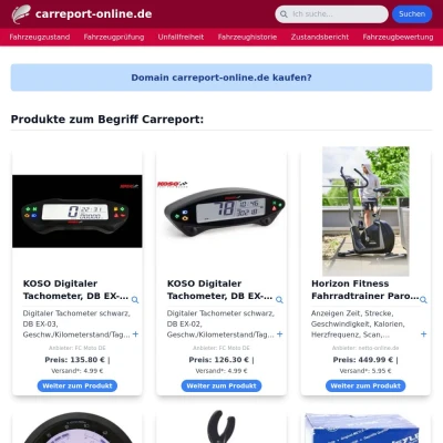 Screenshot carreport-online.de