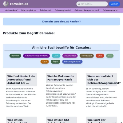 Screenshot carsales.at