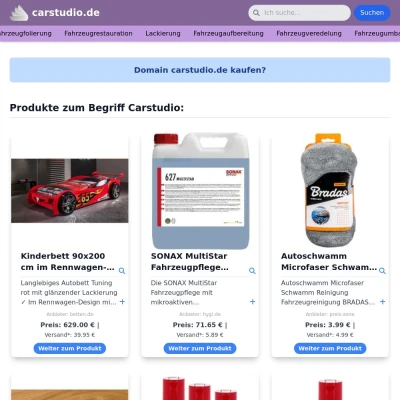 Screenshot carstudio.de