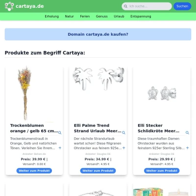 Screenshot cartaya.de