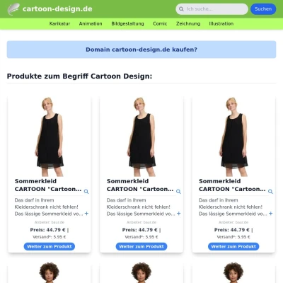 Screenshot cartoon-design.de