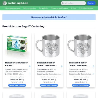 Screenshot cartuning24.de