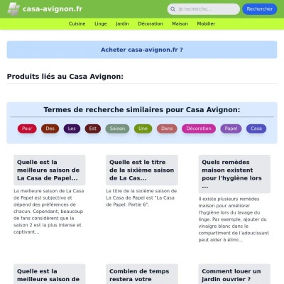 Screenshot casa-avignon.fr