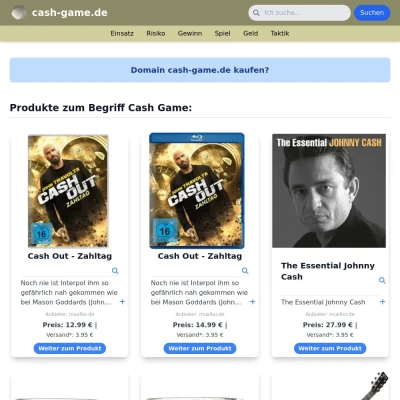 Screenshot cash-game.de