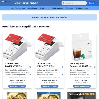 Screenshot cash-payment.de