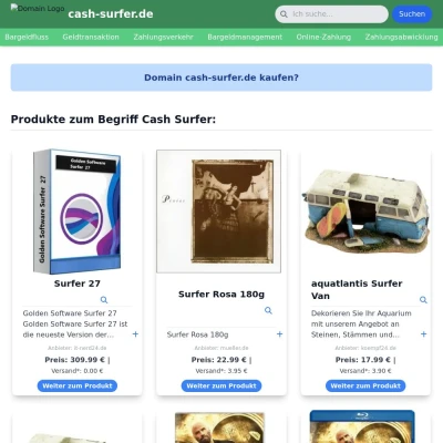 Screenshot cash-surfer.de