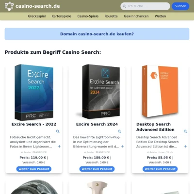 Screenshot casino-search.de