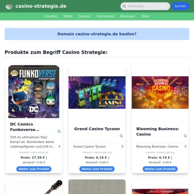 Screenshot casino-strategie.de