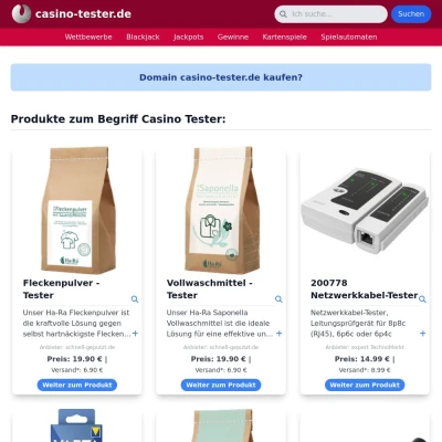 Screenshot casino-tester.de