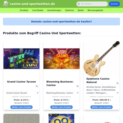 Screenshot casino-und-sportwetten.de