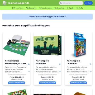 Screenshot casinoblogger.de