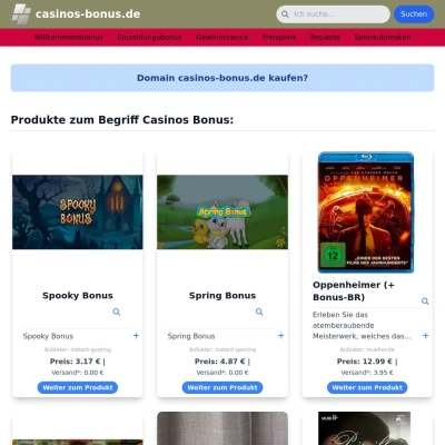 Screenshot casinos-bonus.de