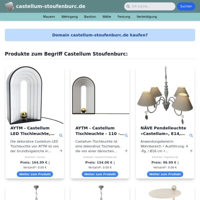 Screenshot castellum-stoufenburc.de