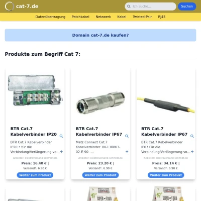 Screenshot cat-7.de