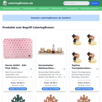 Screenshot cateringfirmen.de