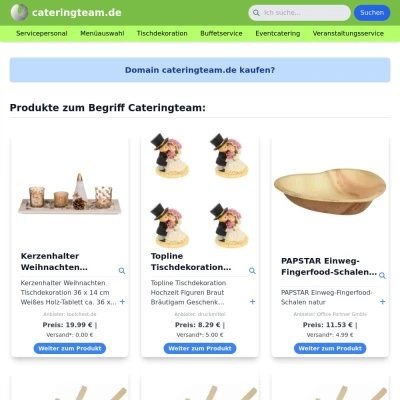 Screenshot cateringteam.de