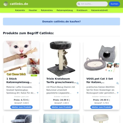 Screenshot catlinks.de