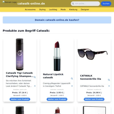 Screenshot catwalk-online.de