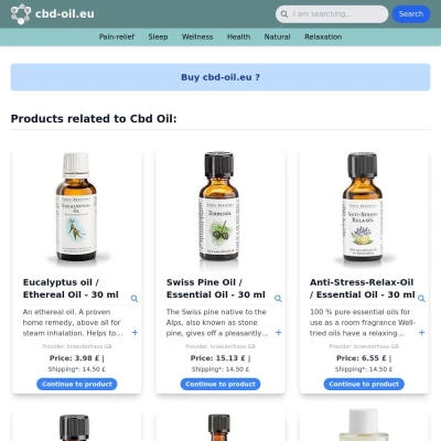 Screenshot cbd-oil.eu