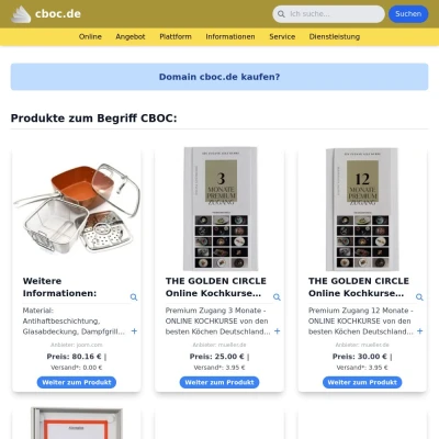 Screenshot cboc.de