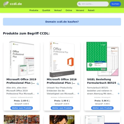 Screenshot ccdl.de