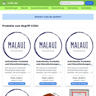 Screenshot ccdu.de