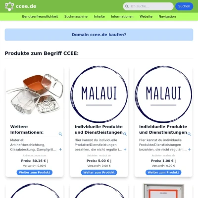 Screenshot ccee.de